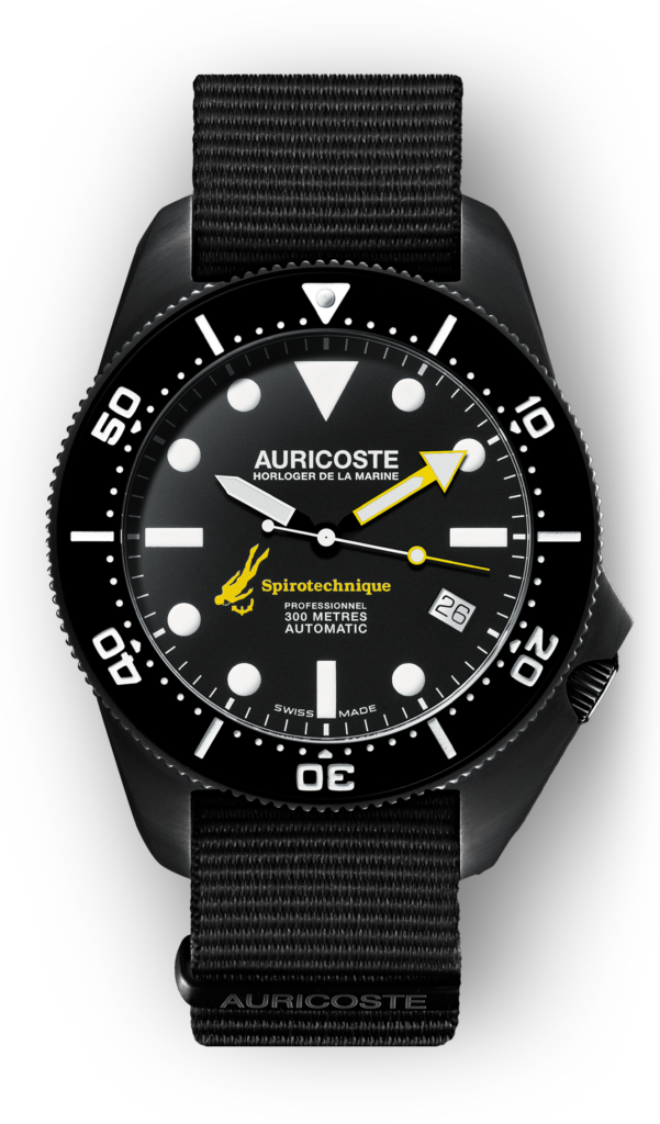 Auricoste spirotechnique-300m-black-dlc-dial-index-demo