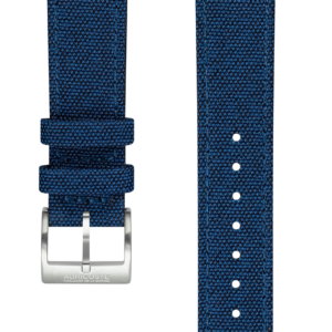 Bracelet Nylon Explorer Bleu - Boucle acier – 20 mm – Pompes rapides