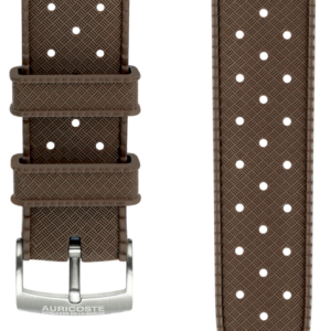 Tropic FKM Marron - Boucle acier – 20mm – Pompes rapides
